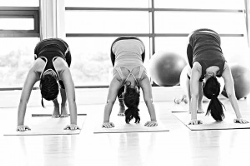Downward Facing Dog in Class
