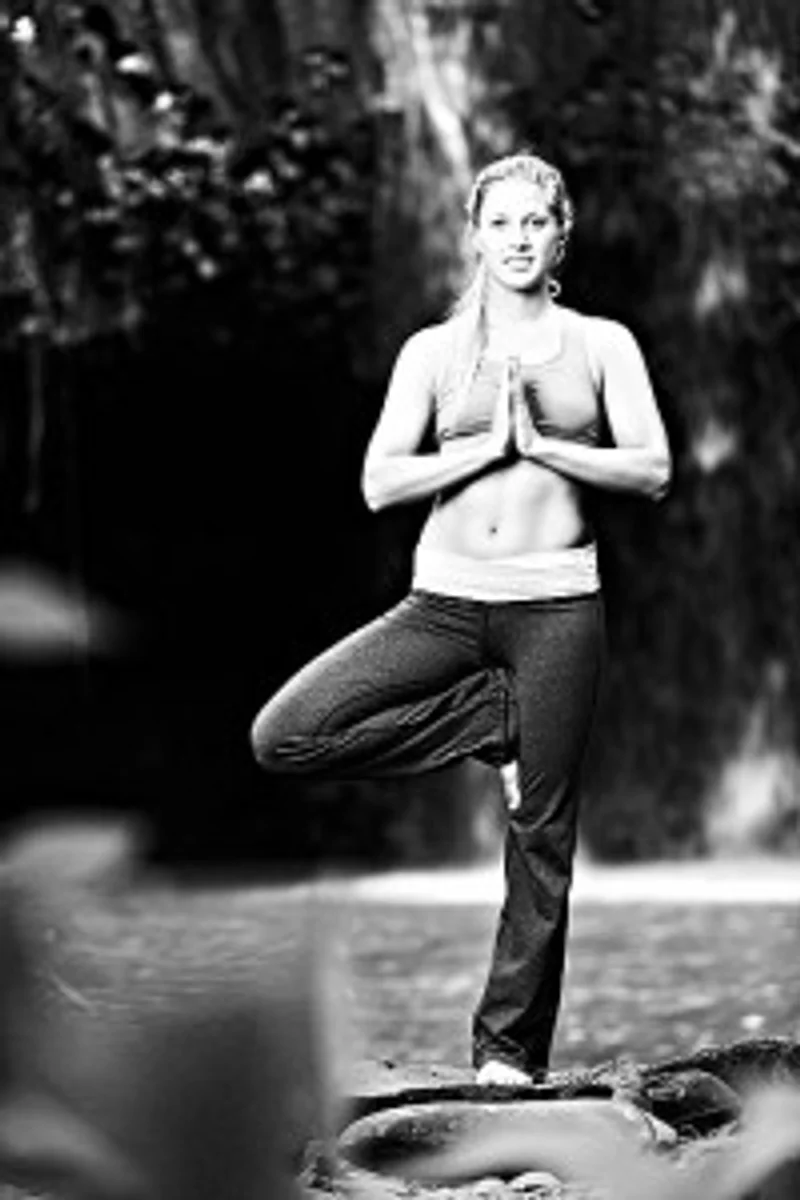 Tree Pose in the Garden