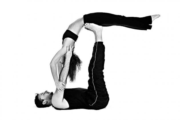 Five Beginning Couples Yoga Poses